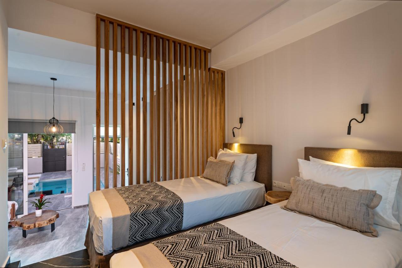 Paralia Kourna Delfina Boutique Hotel المظهر الخارجي الصورة
