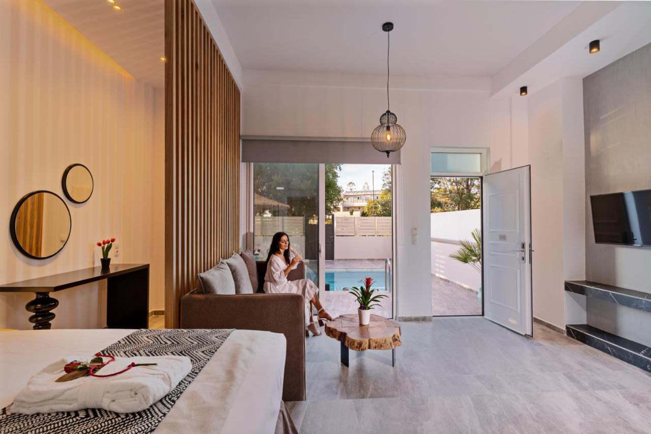 Paralia Kourna Delfina Boutique Hotel المظهر الخارجي الصورة