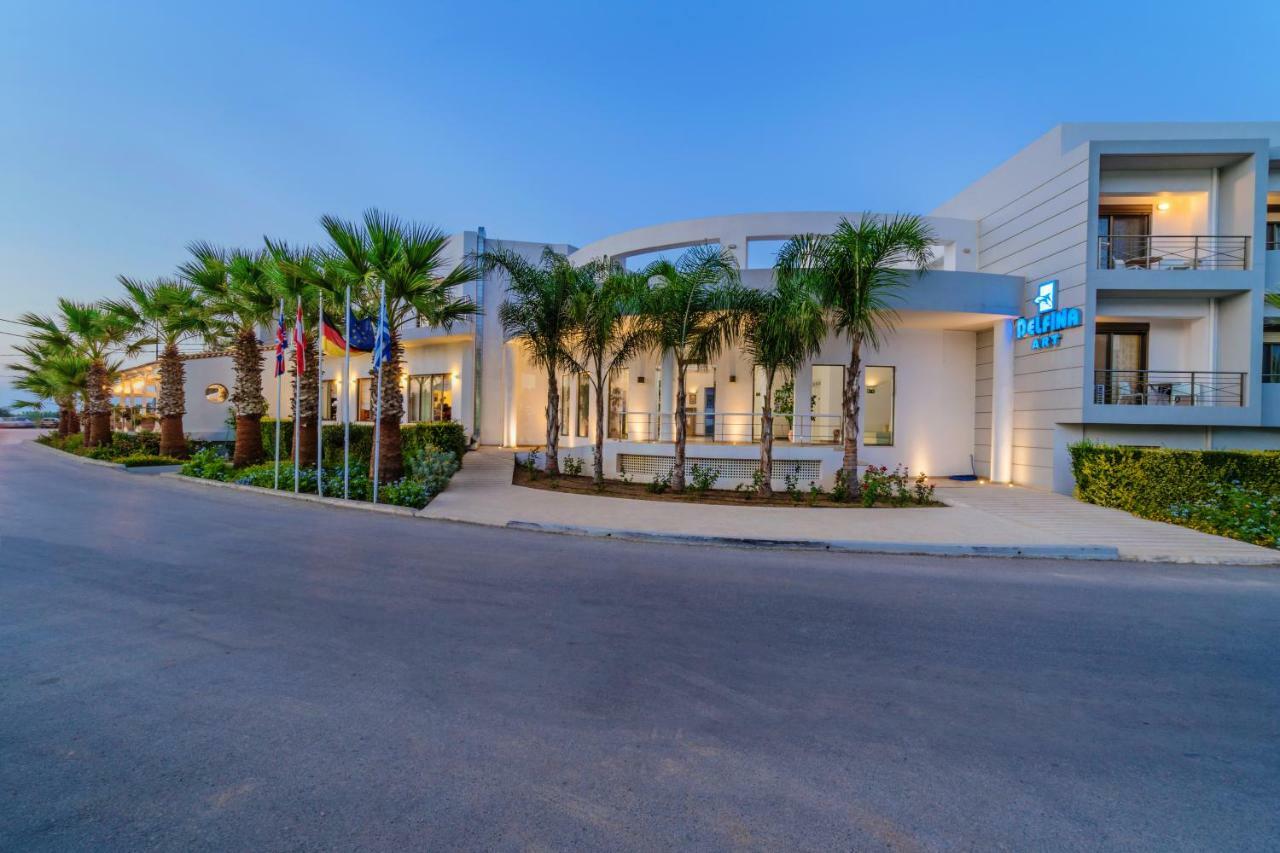 Paralia Kourna Delfina Boutique Hotel المظهر الخارجي الصورة